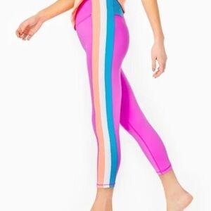 Lilly Pulitzer Striped Amethyst Weekender Luxletic Leggings